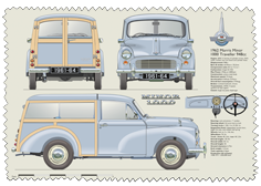 Morris Minor Traveller 1961-64 Glass Cleaning Cloth